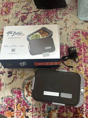 Hot Bento Portable Electric Lunch Box - Gray -